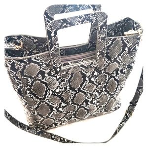Faux Snakeskin Purse